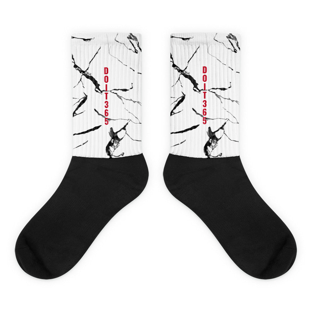 Black Foot Sublimated Socks